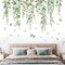 Hanging Vine Wall Decals – Green Leaf Stickers for Bedroom, Living Room & TV Background, 103"x78"